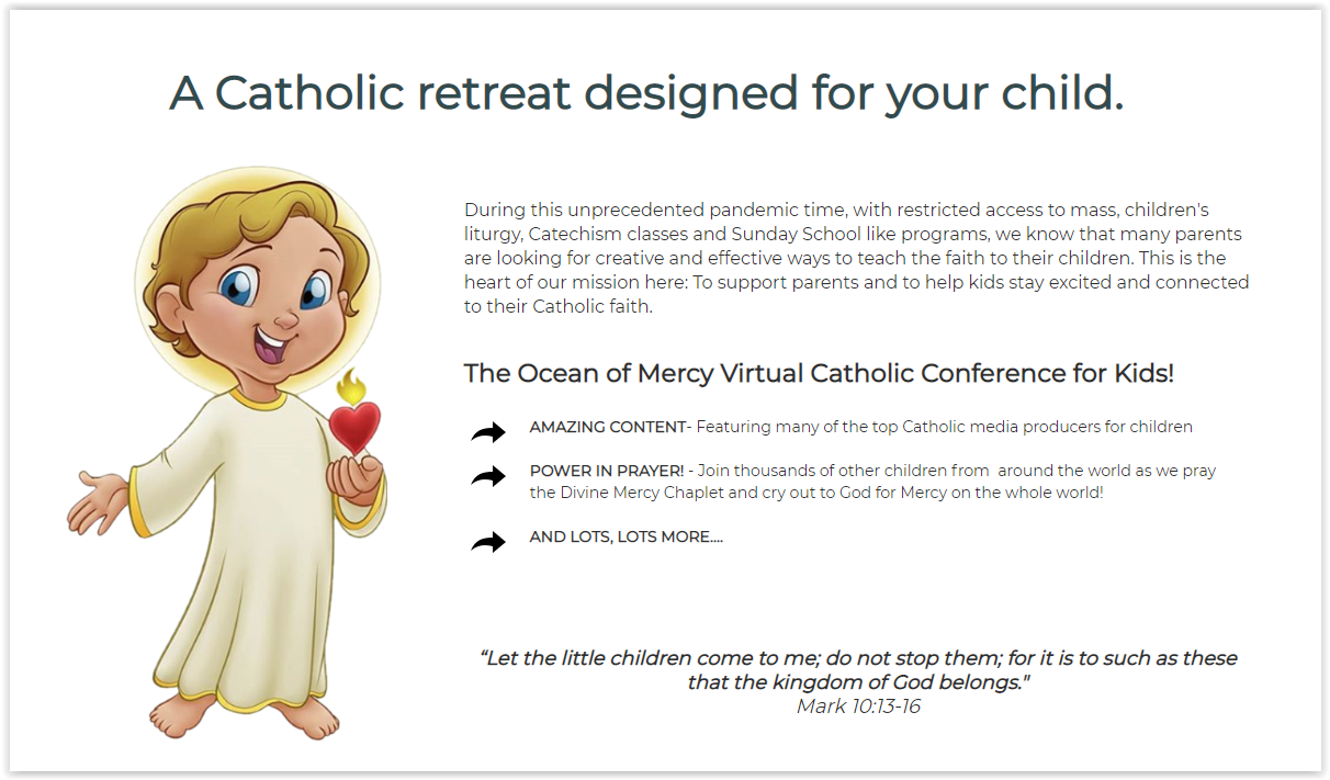Virtual Catholic Conference for Kids!