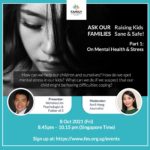 Raising Kids Sane and Safe! Part 1:  On Mental Health and Stress