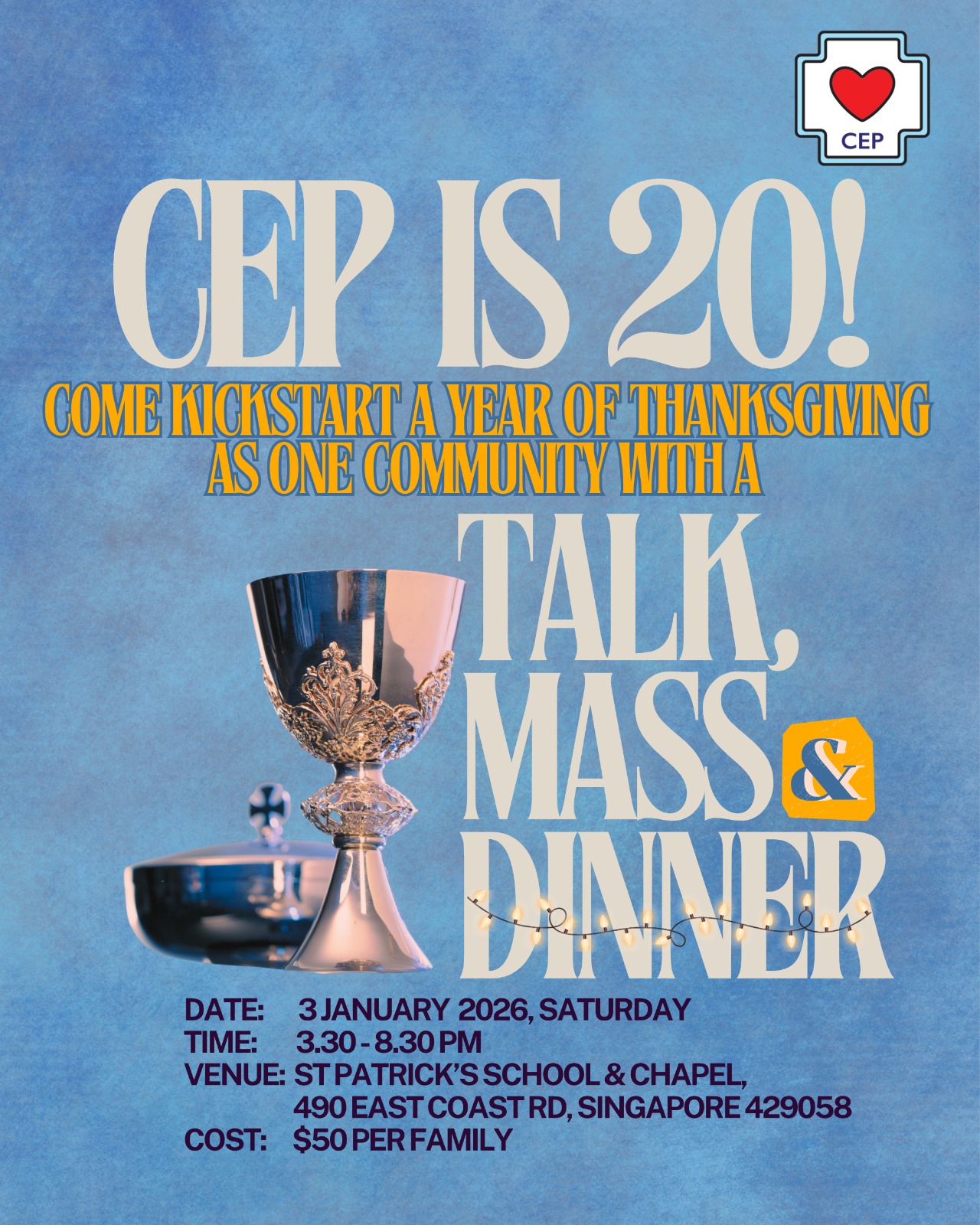 CEP 20th Anniversary 2026 - opening 2026 with a bang